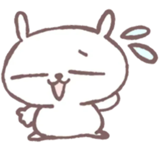 Drawn Bunny - Sticker 9