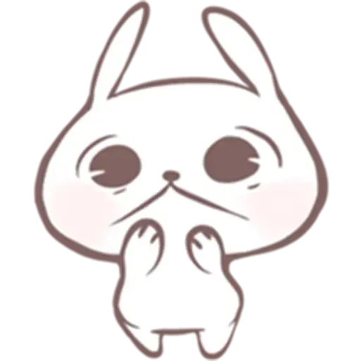 Drawn Bunny - Sticker 21