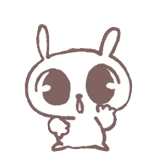 Drawn Bunny - Sticker 23