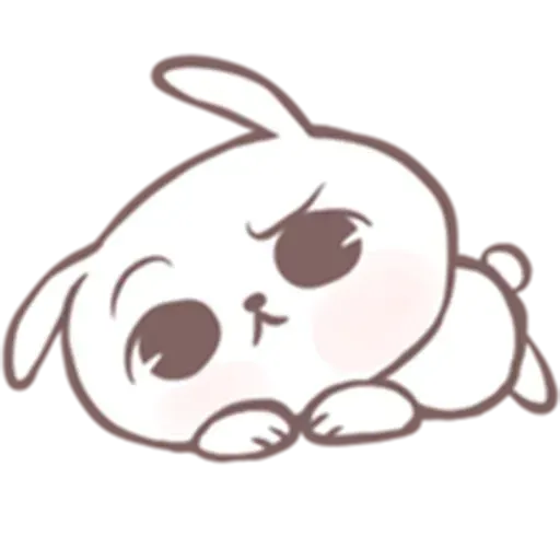 Drawn Bunny - Sticker 17