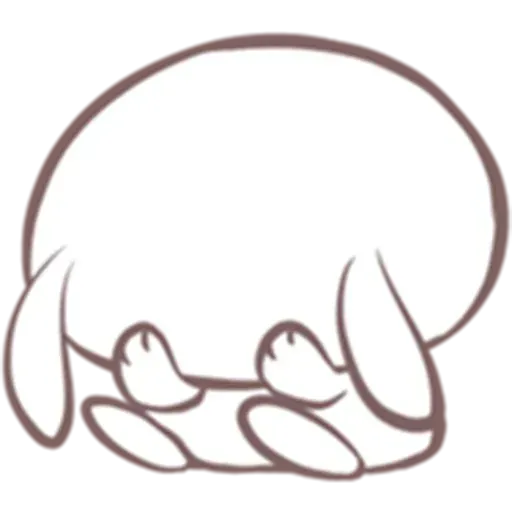 Drawn Bunny - Sticker 25