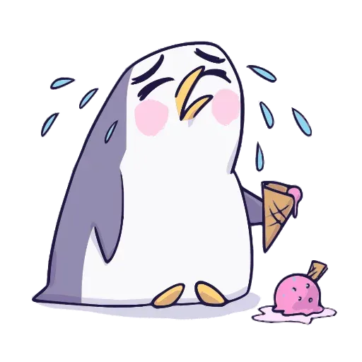 Hangouts penguin - Sticker 12