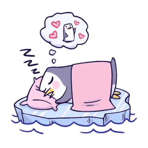 Hangouts penguin - Sticker 17