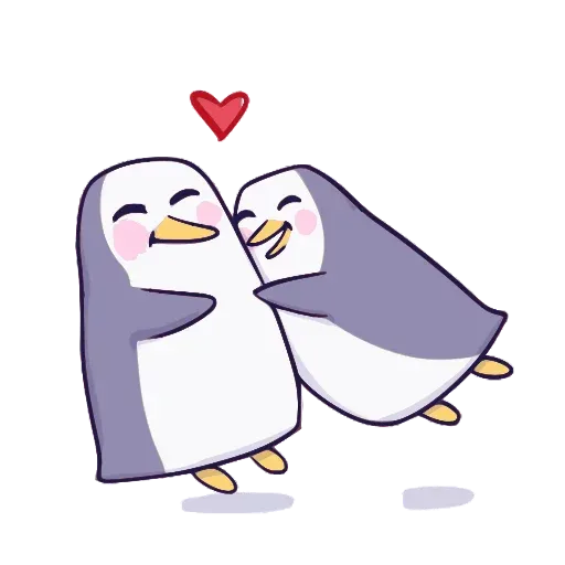 Hangouts penguin - Sticker 16