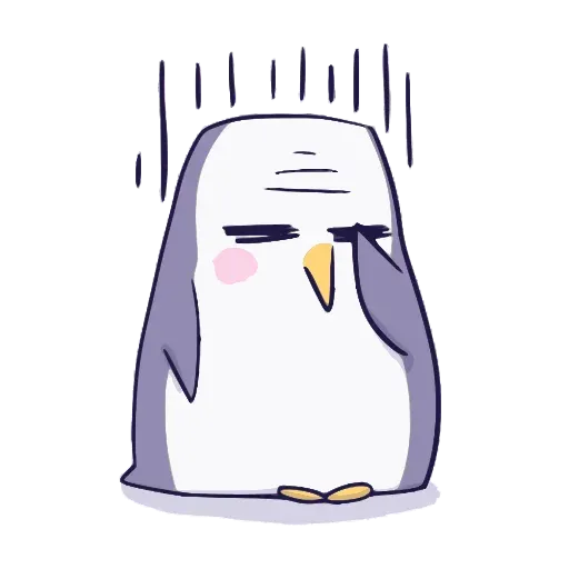 Hangouts penguin - Sticker 10