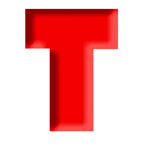 Red Alphabet - Sticker 20
