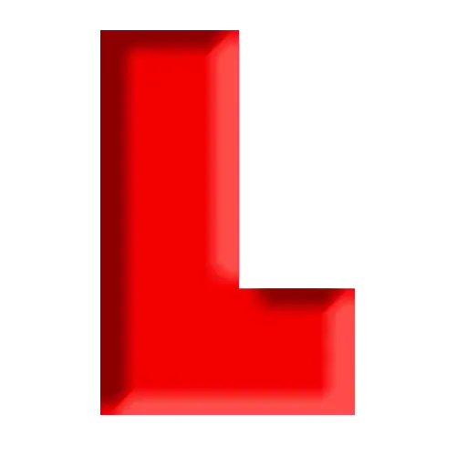 Red Alphabet - Sticker 12