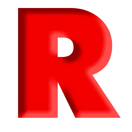 Red Alphabet - Sticker 18