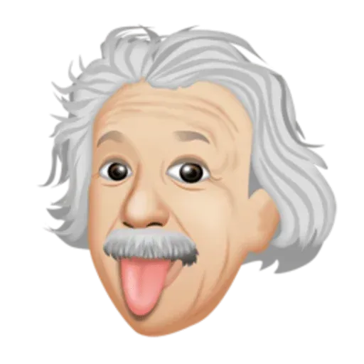 Einstein - Einsteinmoji - Sticker 16