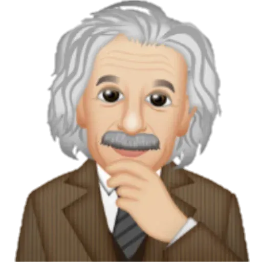 Einstein - Einsteinmoji - Sticker 23