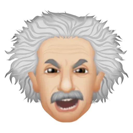 Einstein - Einsteinmoji - Sticker 18