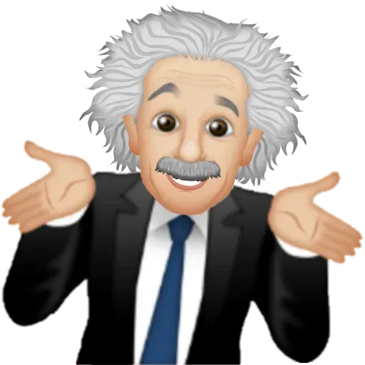 Einstein - Einsteinmoji - Sticker 28