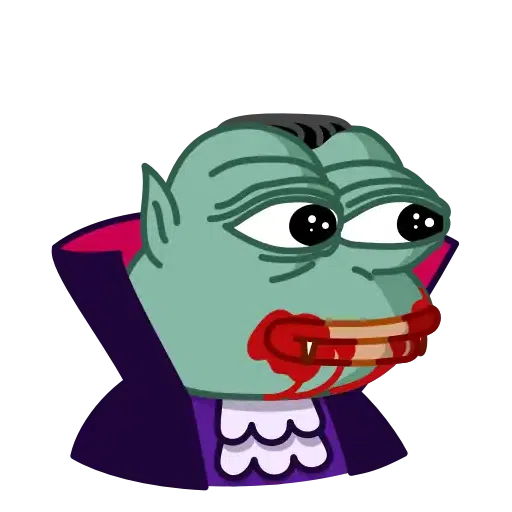 Pepe Vampire - Sticker 11