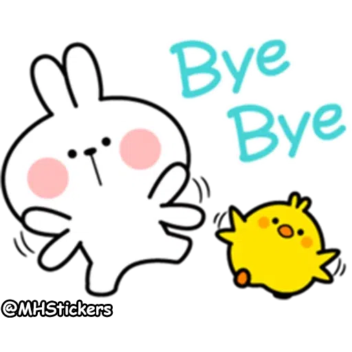 Spoiled rabbit simple talk - Sticker 17