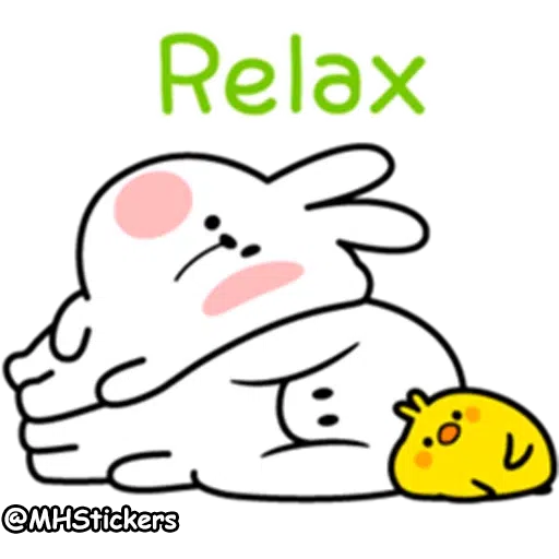 Spoiled rabbit simple talk - Sticker 11
