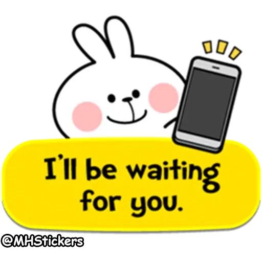 Spoiled rabbit simple talk - Sticker 25
