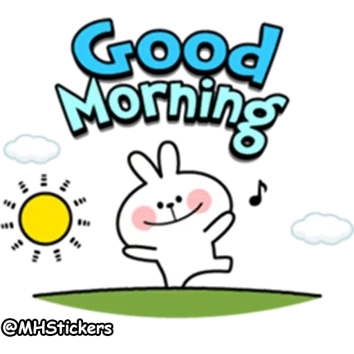 Spoiled rabbit simple talk - Sticker 18
