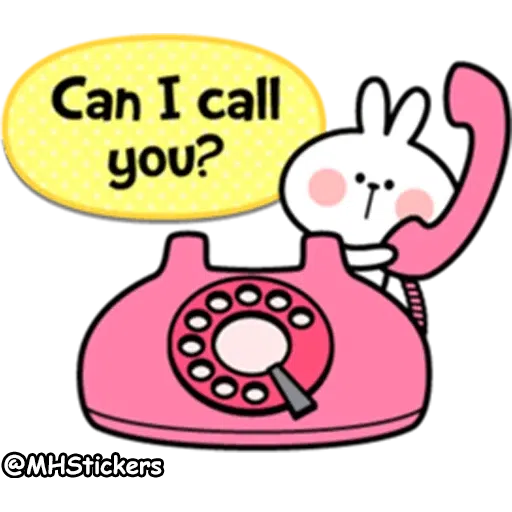 Spoiled rabbit simple talk - Sticker 20