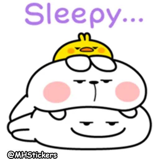 Spoiled rabbit simple talk - Sticker 15