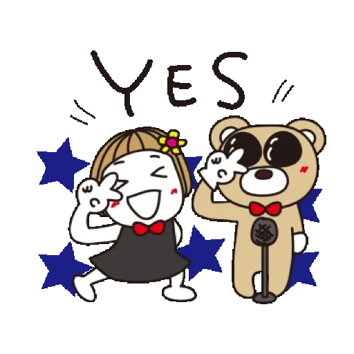 Bangs short girl collection 1 (小花妹妹, 節日) GIF* - Sticker 13