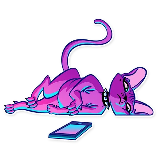The Neon Cat - Sticker 18