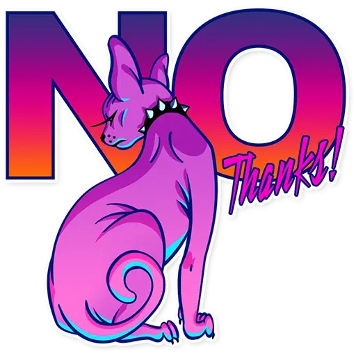 The Neon Cat - Sticker 14