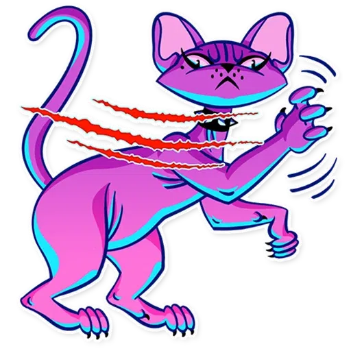The Neon Cat - Sticker 28