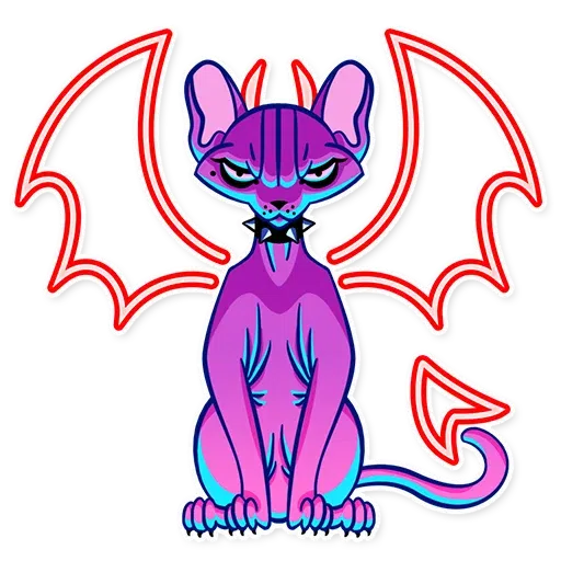 The Neon Cat - Sticker 29