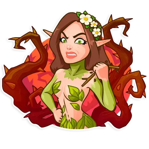 Wood Nymph 1 - Sticker 24