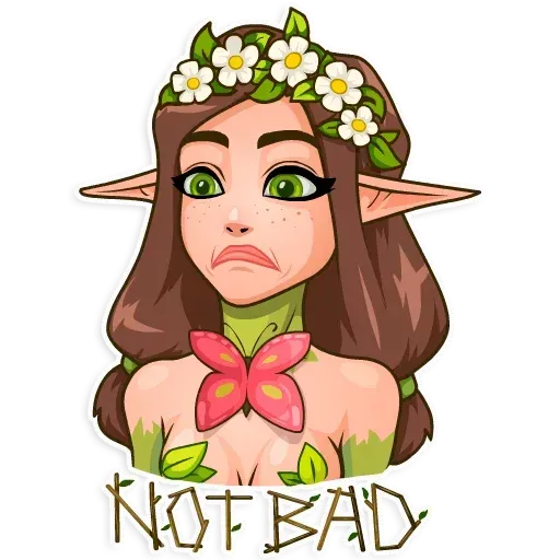 Wood Nymph 1 - Sticker 9