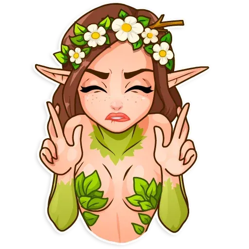 Wood Nymph 1 - Sticker 10