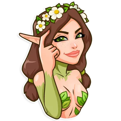 Wood Nymph 1 - Sticker 14