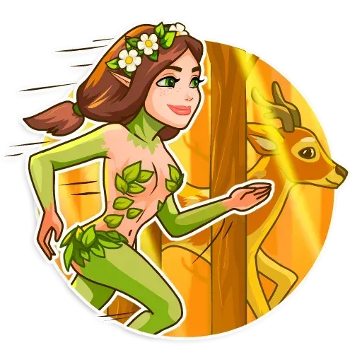Wood Nymph 1 - Sticker 13