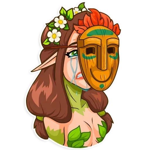 Wood Nymph 1 - Sticker 23