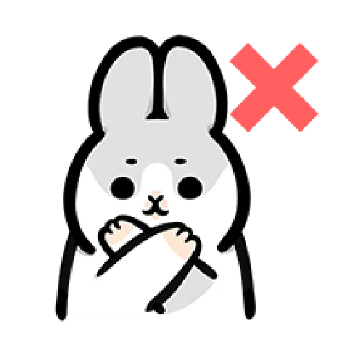 ㄇㄚˊ幾兔5 OK, No  - Sticker 20