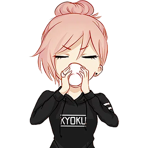 Pink hair💌 - Sticker 21