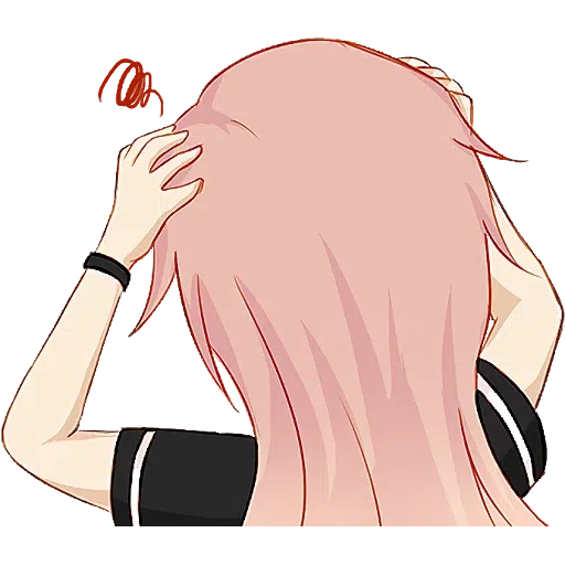 Pink hair💌 - Sticker 25