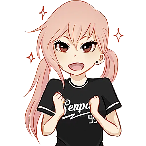 Pink hair💌 - Sticker 15
