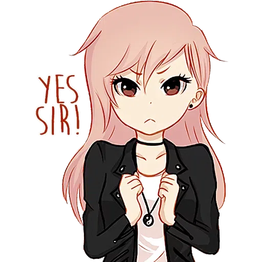 Pink hair💌 - Sticker 24