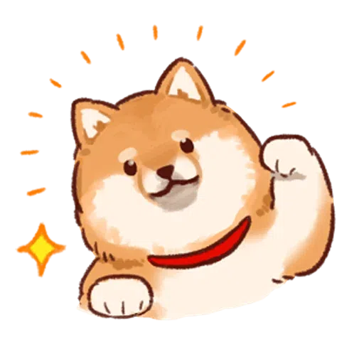 Soft and cute dog - Sticker 19