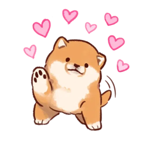Soft and cute dog - Sticker 17