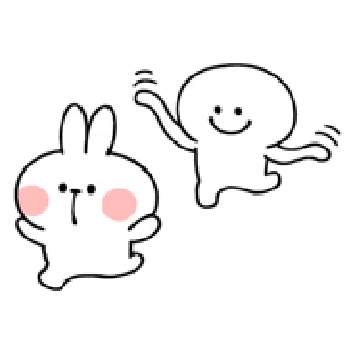 Rabbit Smile Person 3 - Sticker 29