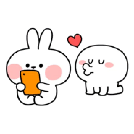 Rabbit Smile Person 3 - Sticker 21