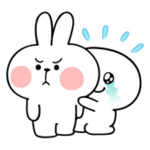 Rabbit Smile Person 3 - Sticker 10