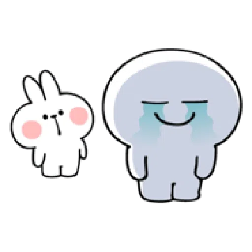 Rabbit Smile Person 3 - Sticker 14