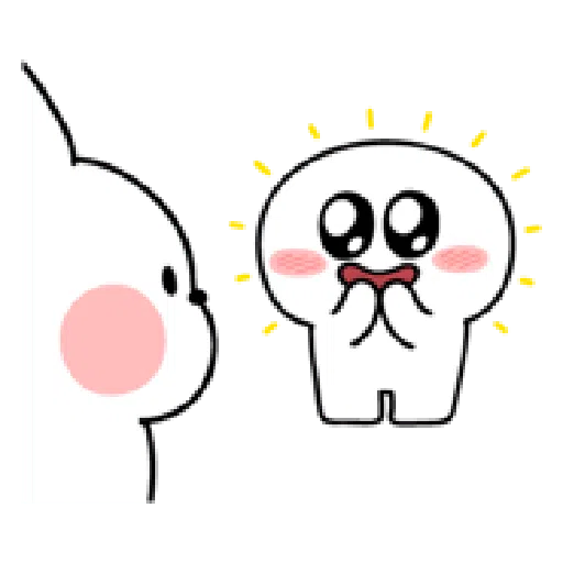 Rabbit Smile Person 3 - Sticker 23
