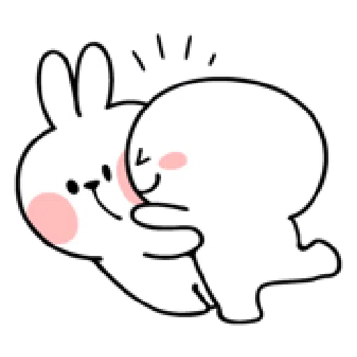 Rabbit Smile Person 3 - Sticker 26