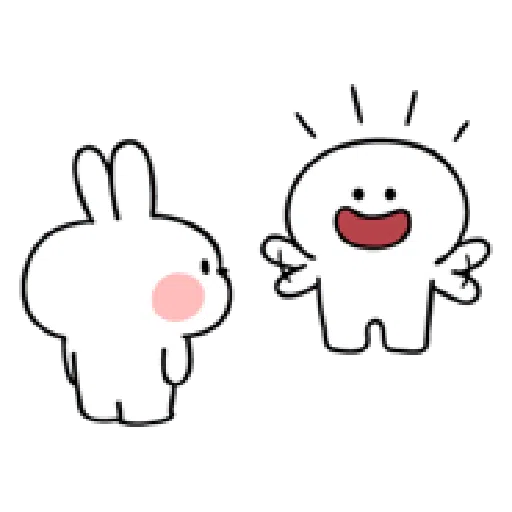 Rabbit Smile Person 3 - Sticker 28