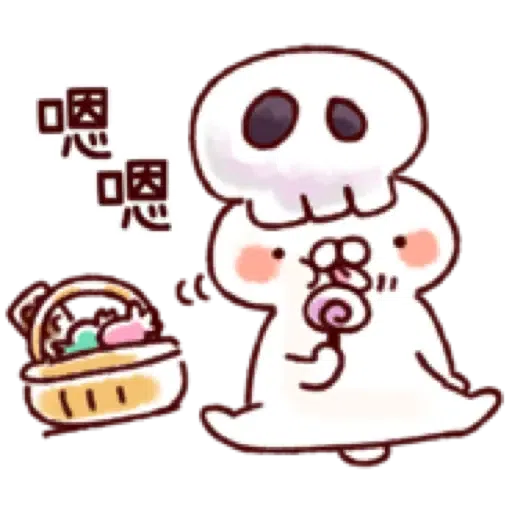 【兔子與貓咪的萬聖節】 (1) - Sticker 17