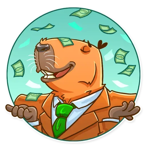 Mr. Capybara - Sticker 23